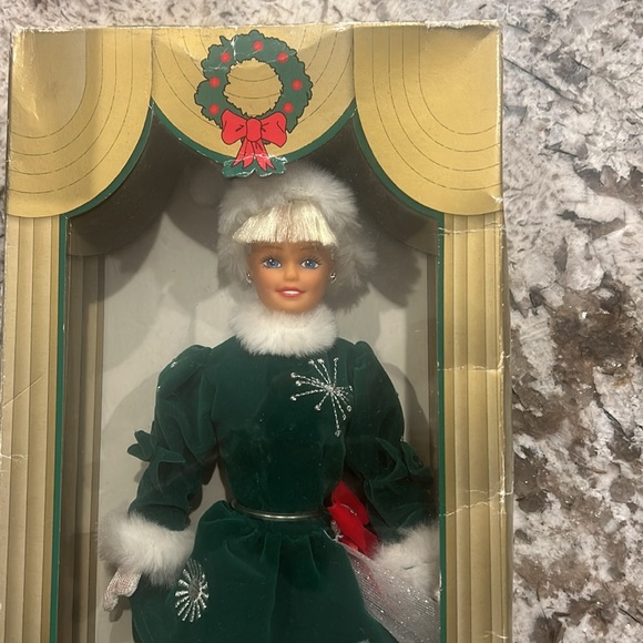 Radio City Rockette Doll Christmas Spectacular Green Holly Costume RARE VTG - Picture 4 of 13
